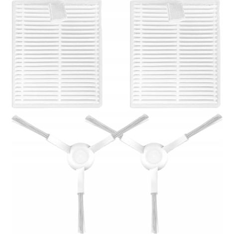 Xiaomi Filtres Et Brosses Pour Aspirateur Robot S20 E10 E12 - 4 Pièces - Filtre Hepa - Nettoyage Efficace (1/5)