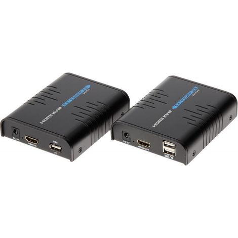 Extender HDMI/RJ45/USB Lenkeng HDMI+USB-EX-100 (1/4)