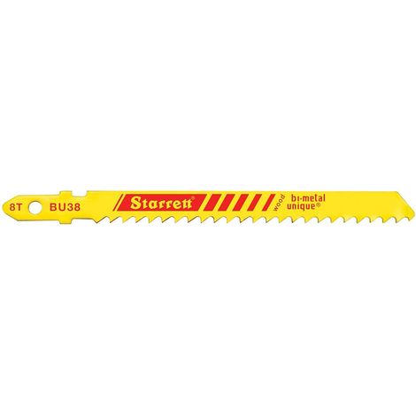 Starrett - Lames de coupe de bois Jigsaw (5) BU38-5 - STRBU385