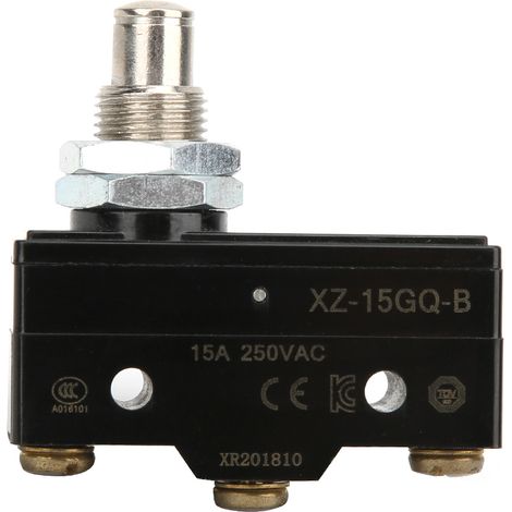 Micro-interrupteur à galet XZ-15GQ B 15A 3 broches, montage sur panneau avec plongeur à rouleau (1/5)