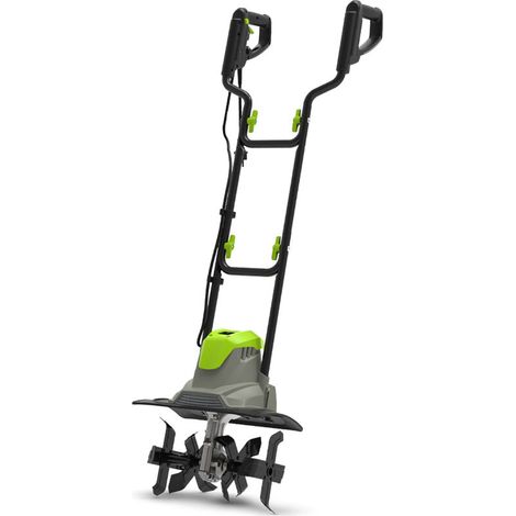 Motobineuse électrique 1050W 36cm – 4 fraises – Profondeur de travail 22cm – Pour potagers et jardins – Garantie 3 ans –