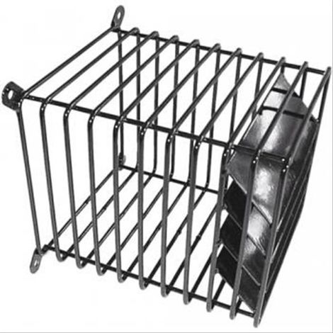 Grille de protection avec déflecteur pour terminal horizontal TEN Ø60/100 (138x138mm)