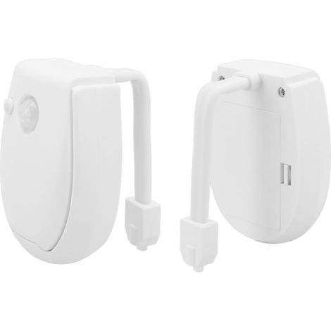 Lampe de Toilette LED Suspendue, 3 Modes d'Éclairage RGB, Haute Sensibilité, Économie d'Énergie pour Salle de Bain