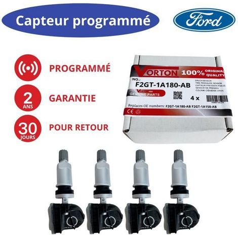 4x Sensores TPMS 433 MHz preprogramados para Ford USA (Edge, Mustang, Mach‑E, F‑150, Explorer) (1/5)