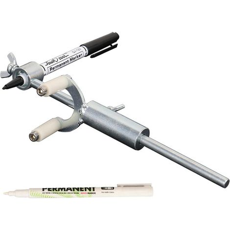 Markierungsschaber für Autoreifen, verstellbarer paralleler Markierungsstift aus Metall für Autoreifen (1/5)