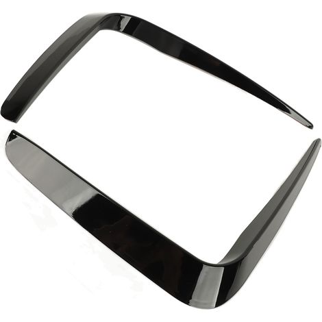 Lot de 2 spoilers latéraux de pare-chocs avant gauche et droit, noir brillant, pour BMW Série 4 G22 G23 G26 M Sport (2020-2024) (1/5)