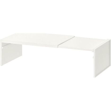 Étagères Réglables De La Cuisine,étagère D'armoire Extensible,Étagère Rétractable pour Cuisine,Peu Encombrante,Robuste,pour Le Garde Manger,Placard De Cuisine,Blanc (1/5)