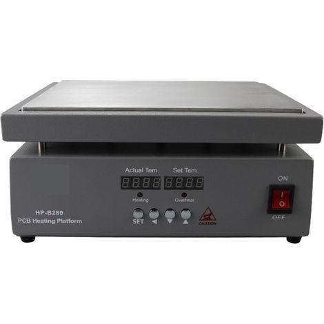 Station de préchauffage de soudure à plaque chauffante électrique Table chauffante industrielle -B200 200x200mm Station de préchauffage de plaque chauffante de plate-forme de chauffage de carte PCB po (1/5)