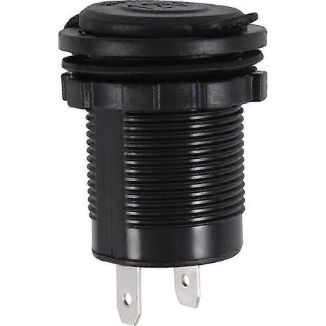Prise allume-cigare voiture 12V/24V avec câble de 60 cm et prise murale, accessoire automobile pour branchement et alimentation (1/5)