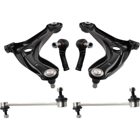 6X CONTROL ARMS WISHBONES + TRACK RODS + LINK BARS L+R FOR FORD FIESTA MK7 08-17 (1/5)