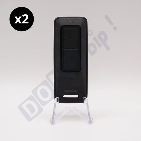FAAC FDS - XT2 433/868 MHz FDS BD (référence 787019) - Lot de 2 télécommandes 2 canaux pour Portail et porte de garage - Technologie FDS Bidirectionnelle et Double Fréquence 433/868 MHz - (1/5)