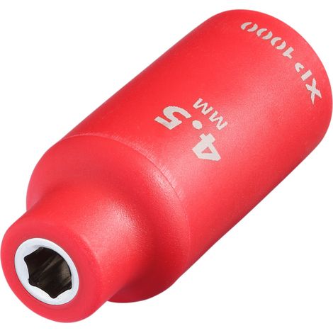 Draper 18122 XP1000 VDE Socket, 1/4"" Sq. Dr., 4.5mm (1/2)