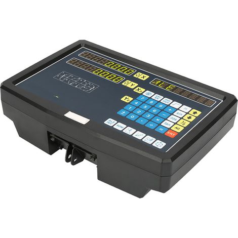 Affichage numérique 2 axes (DRO) avec accessoires pour tour et fraiseuse, prise UE 110-240 V (1/5)