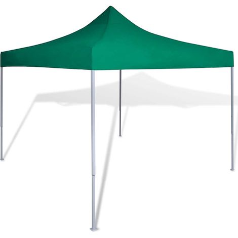 Tente pliable-Tonnelle pliante verte 3 x 3 m (1/5)