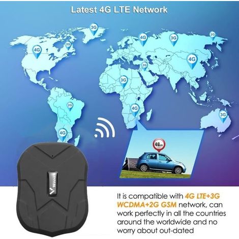 Winnes TK905 4G Traceur GPS Voiture étanche sans Abonnement Suivi en Temps réel GPS Tracker Localisateur Antivol de Voiture Moto (1/4)
