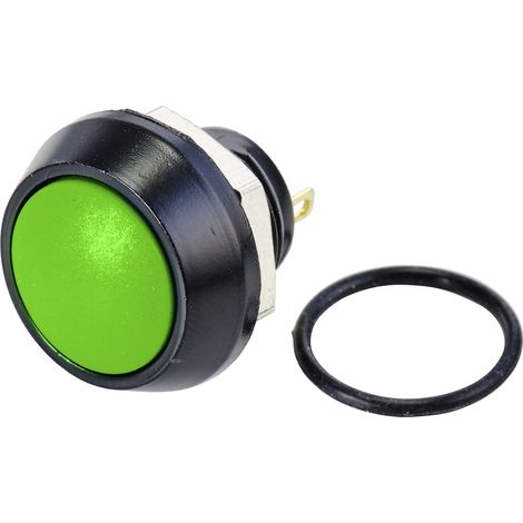 TRU COMPONENTS TC-10091004 GQ12B-10/J/G/A Drucktaster 48 V/DC 2 A 1 x Aus/(Ein) tastend IP65 1 St. (1/2)
