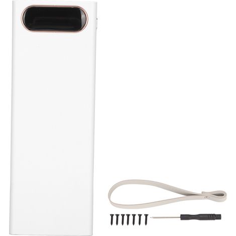 L20 Batteriehalter für 20 18650-Akkus – 10-W-Powerbank mit LCD-Bildschirm, DIY-Ladegerät für mobile Powerbanks (1/5)