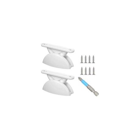 Caravane Retenue D'arrêt de Porte en Nylon. Bloc Porte Camping Car Extérieur. Butoirs de Porte Plastique avec Des Vis. Accessoires pour Camping-Car RV Cargo Remorque Armoires/Blanc