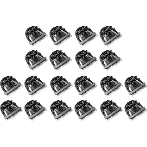 20X Couteau en Titane en CéRamique Noire pour Chien de Compagnie Tondeuse à Cheveux Lame TêTe de Tondeuse pour P2 P3 P6 P9 S1 ZP-295 ZP-293 4 (1/5)