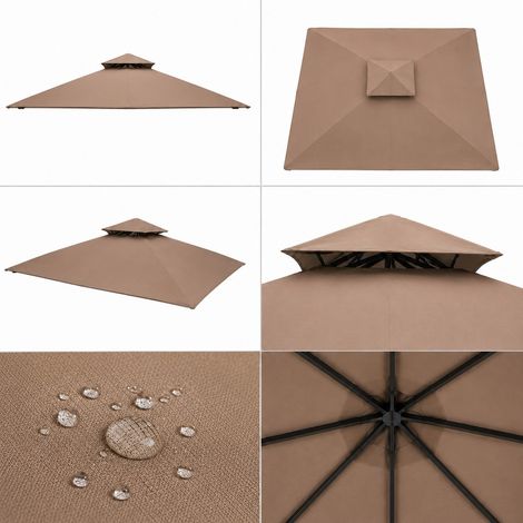 Marco Polo 4X3m Canopy - Mocha