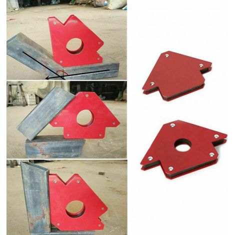 SQUADRA MAGNETICA MAGNETE PER SALDATURA SALDATRICE 45° 90° 135° 25LB 12Kg