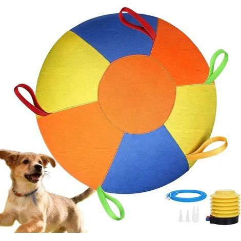 25 cm Schäferball für Hunde – Reißfester, aufblasbarer Ball – Hundespielball (1/5)