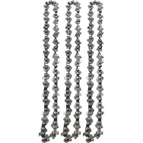 Scie électrique pouces nœuds couteaux Chaînes de tronçonneuse Lame forestière Chaîne d'élagage Accessoires cha 3pcs 6 37 18 (1/5)