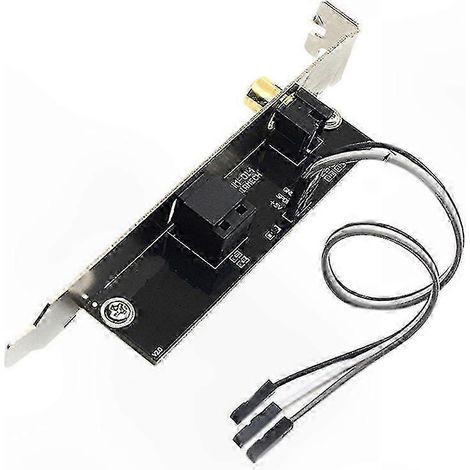Carte de sortie numérique avec sorties optiques SPDIF et RCA, prenant en charge les connexions de carte son 24 bits 192 kHz. (1/5)
