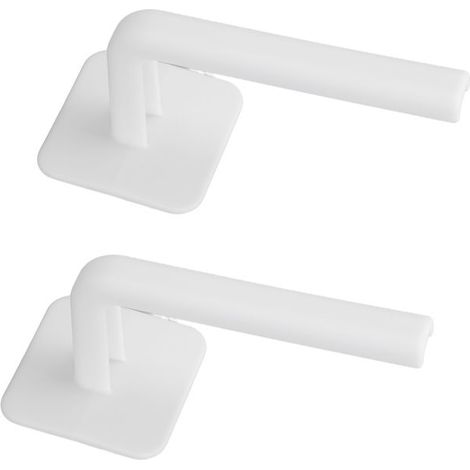 Porte-chapeau adhésif - AUCUNE - Blanc - 2 pièces - Multi-usage (1/5)