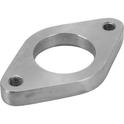 Bride d'échappement 38 mm en acier inoxydable, bride de soupape de décharge externe à 2 boulons, compatible avec toutes les voitures (1/5)