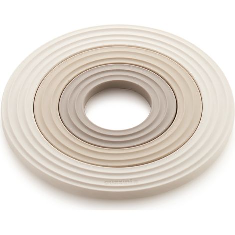 GUZZINI Set 3 Sottopentole 3in1 Ring Bianco, Beige, Cappuccino (1/3)