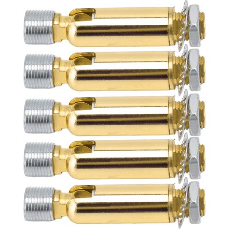 Satz mit 5 M10-Außenverzahnungs-Kugelgelenken für Scheinwerfer, mit M12-Adapter, LED-Zubehör in Antikbronze (1/5)