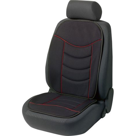 PKW Sitzauflage Elegance Plus, Auto-Sitzaufleger rot schwarz, 1 Stück (1/5)