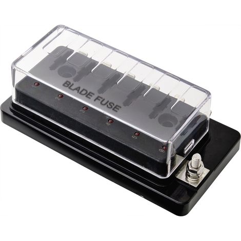 TRU COMPONENTS TC-9070400 TC-9070400 KFZ-Sicherungshalter mit Statusanzeige Passend für (Sicherungen (1/5)
