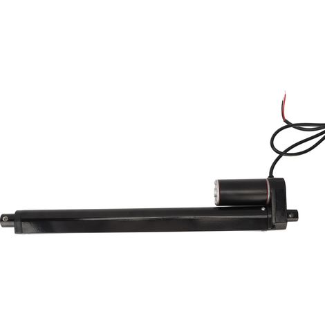 Mini actionneur électrique linéaire pour moteurs, applications agricoles extérieures, robotique, domotique, 1000 N, 250 mm, 12 V, noir (actionneur seul). (1/5)