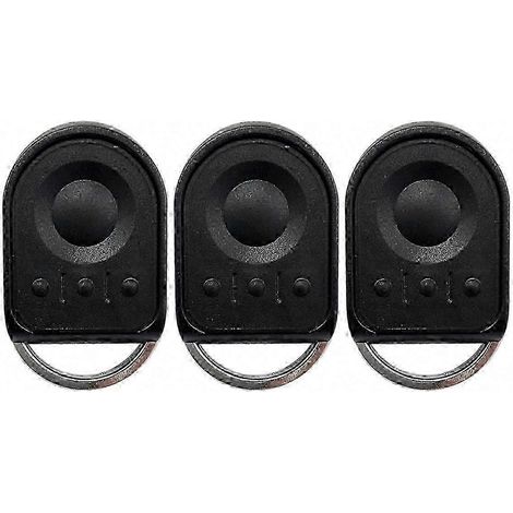 Lot de 3 télécommandes de porte de garage, 433 MHz, 4 canaux, plastique ABS, compatibles avec les ouvre-portes de garage Somfy Keygo, Keytis 2, NS, RTS et Keytis 4 N (1/5)