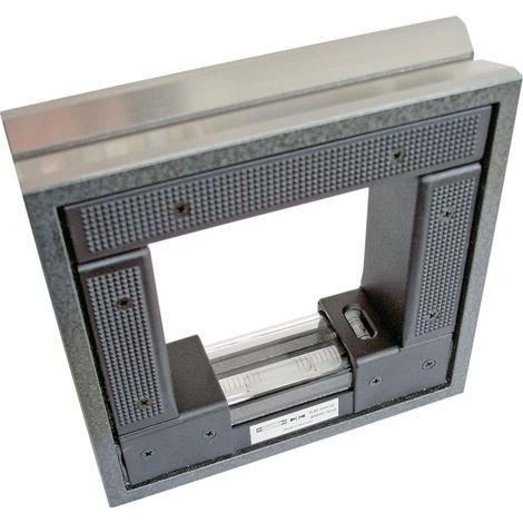 Niveau à bulle au niveau du cadre 200x200mm/0,02mm/m (1/3)