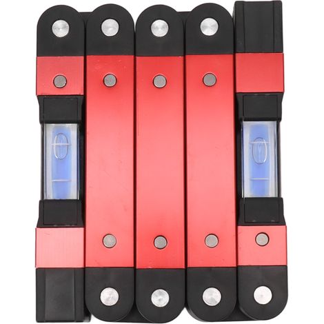 Faltbares Wasserwaagen-Messwerkzeug, 71 cm, multifunktional, mit mehreren Winkeln, präziser Magnet-Wasserwaage mit 4 Libellen für Holzbearbeitung (1/5)