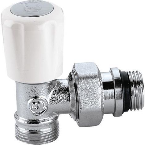 Valvola termostatizzabile 3/8 con attacchi a squadra per tubi in rame caleffi 338302 (1/7)