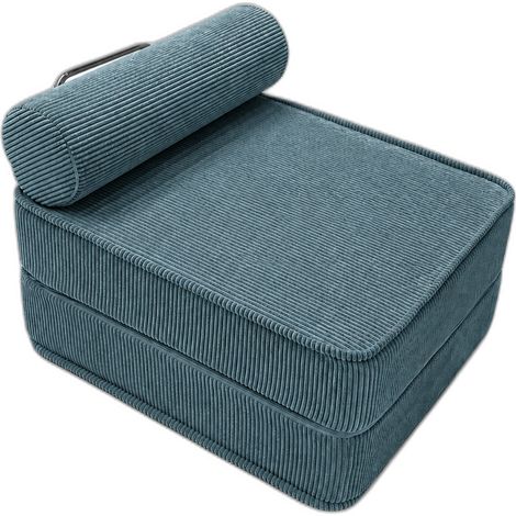 Fauteuil adulte convertible tissu côtelé
