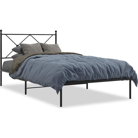 Maison Exclusive - Estructura cama sin colchón con cabecero metal (1/5)