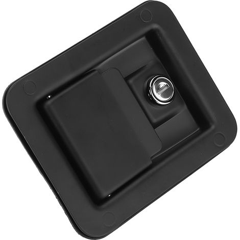 Serrure de Porte en Acier Inoxydable avec 2 Clés pour Remorques, Camping-Cars et Camions (1/5)