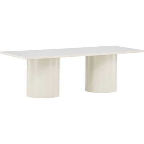 Table Basse Design "Sandvika" 120cm Beige (1/5)