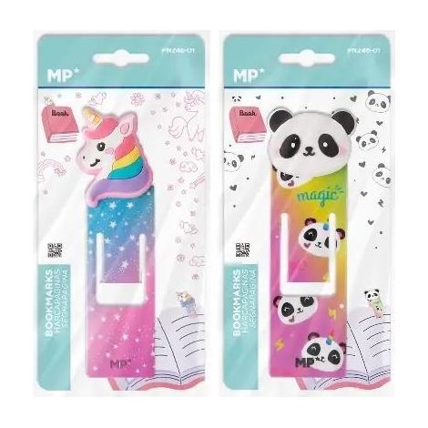 Marcapáginas de panda y unicornio MIX