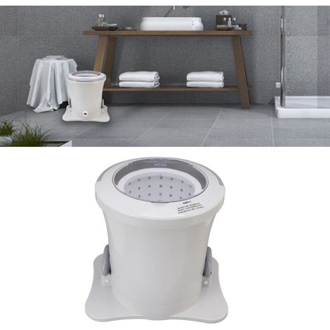 Mini secador de manos portátil con cesta extraíble y ventosas para viajes o residencias estudiantiles – no requiere conexión eléctrica – Blanco – 4100 g – ABS/PP (1/5)