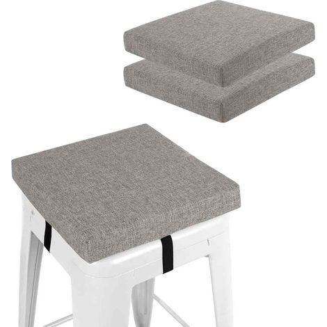 Coussin Chaise Carré - Design Antidérapant K4 - Usage Intérieur Et Extérieur - 35x35x8 Cm (1/5)