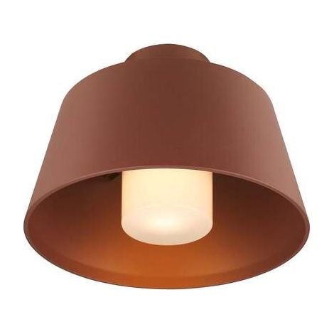 [GEBRAUCHT] B-Ware SLV Deckenlampe Photoni LED Außenleuchte dimmbar rostfarben Aluminium Ø 25 cm (1/2)