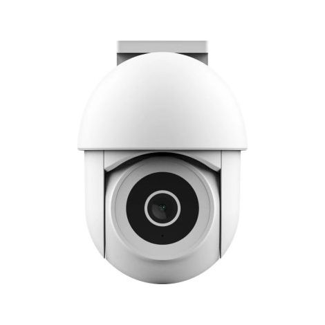 Trust IPCAM-3900 Outdoor WiFi Überwachungskamera, 360° Kamera mit Nachtsicht, integriertes Licht/Sirene/Mikrofon, Personenerkennung, Kamera mit App, Videoüberwachung, White