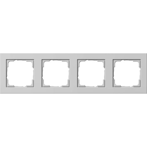 Gira Abdeckrahmen 4f Gira E2 Grau m [021437], 0214 37