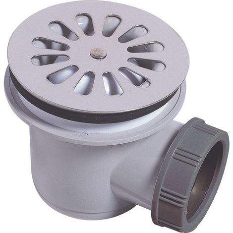 Bonde de douche pour receveur ø60mm sortie horizontale-Wirquin